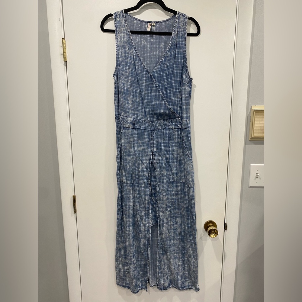 Kut from the Kloth Denim Blue High Low Dress